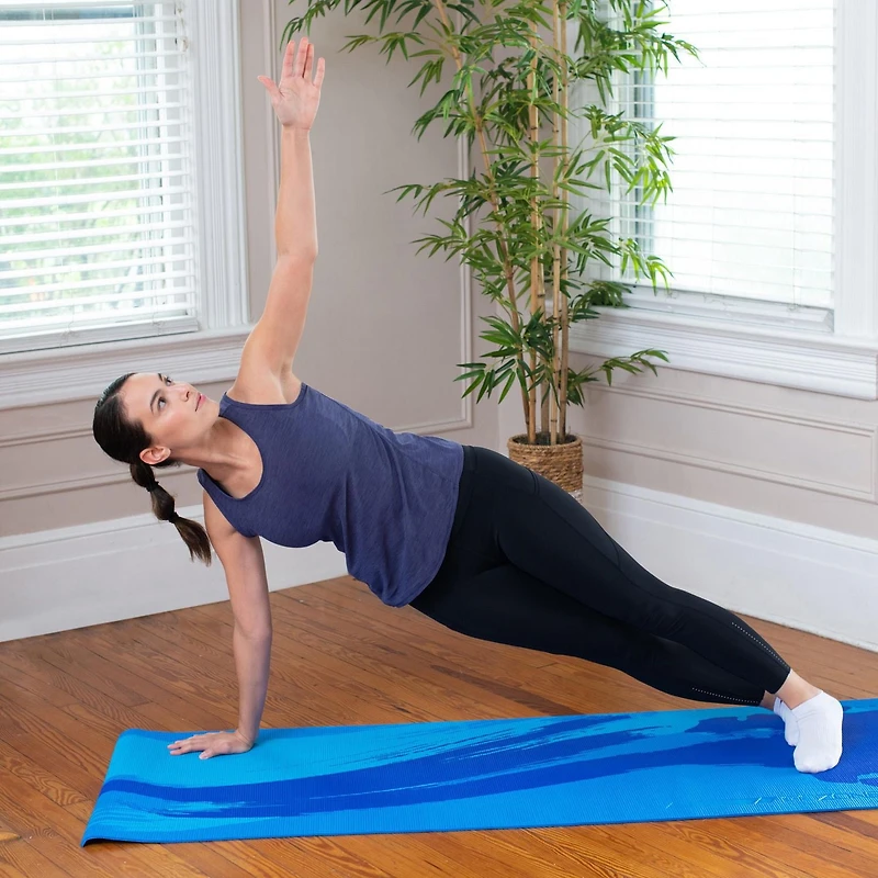 GoZone TAPIS DE YOGA IMPRIMÉ DE 6 mm, Combinaison Froide