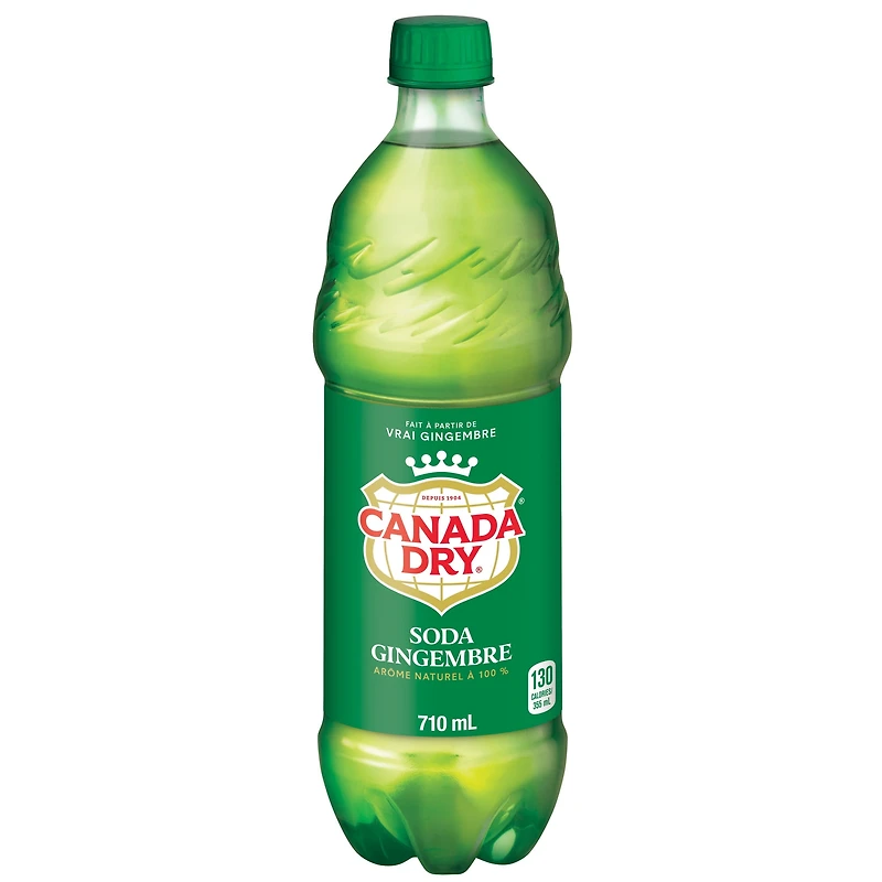 Soda gingembre Canada DryMD - Emballage de 6 bouteilles de 710 mL