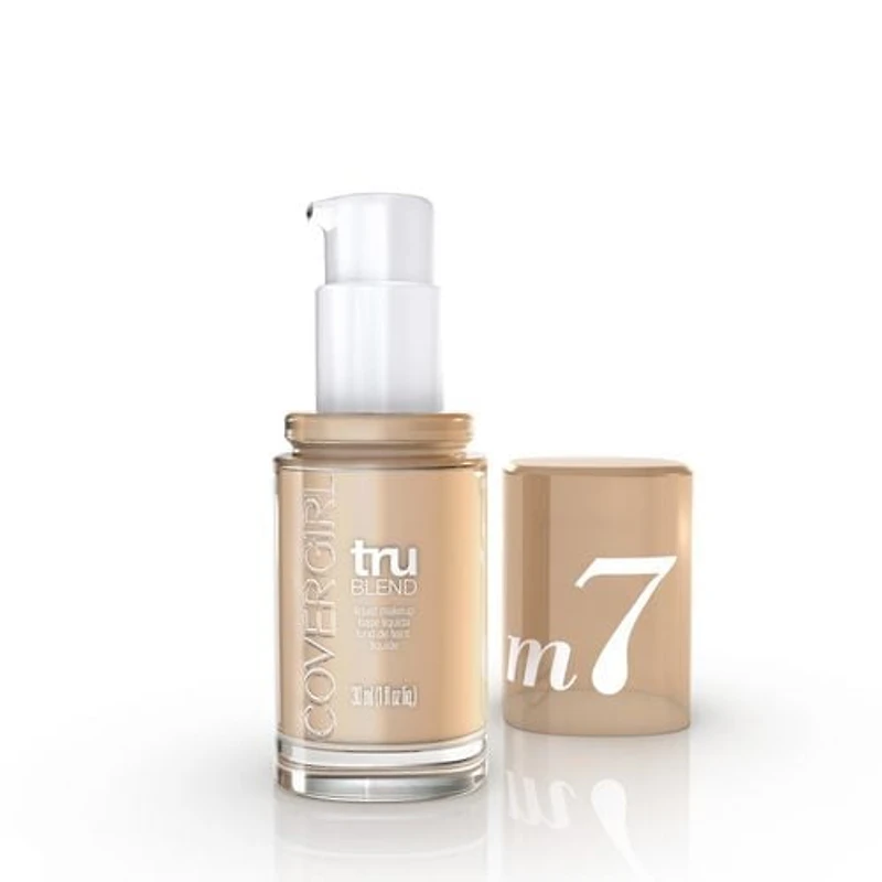 COVERGIRL Fond de teint Hydratant TruBlend, fini lumineux, tient toute la journée, formule légère et sans huile, estompe les imperfections