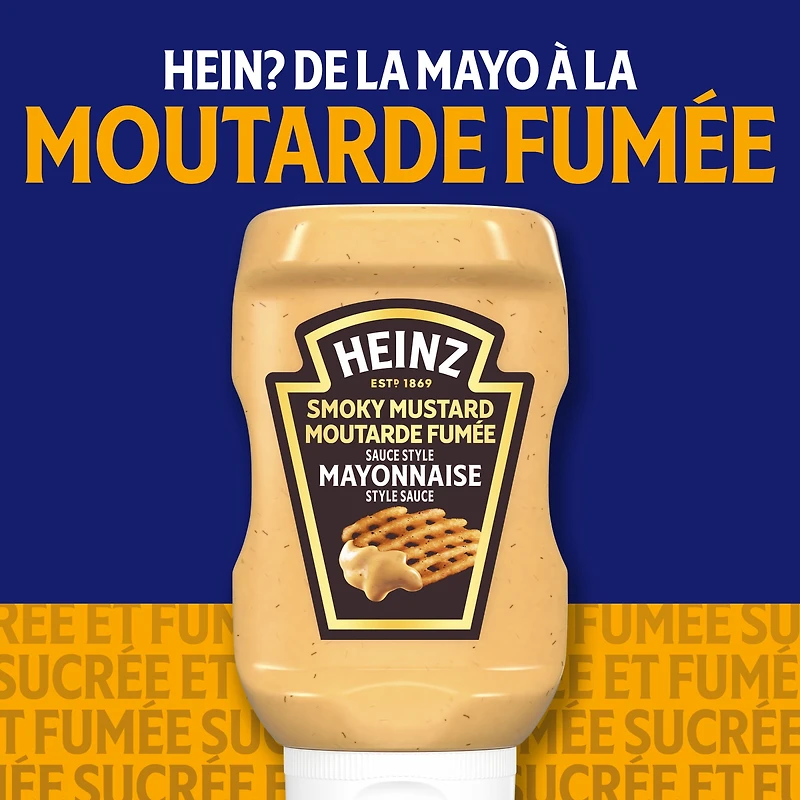Sauce Mayonnaise Style Moutarde Fumée, Bouteille