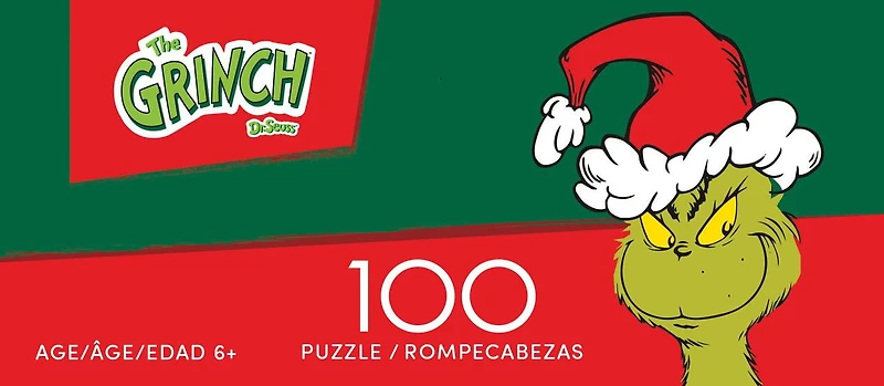 Buffalo Games Grinch Ball 100-Piece Interlocking Jigsaw Puzzle for Children Ages 6+