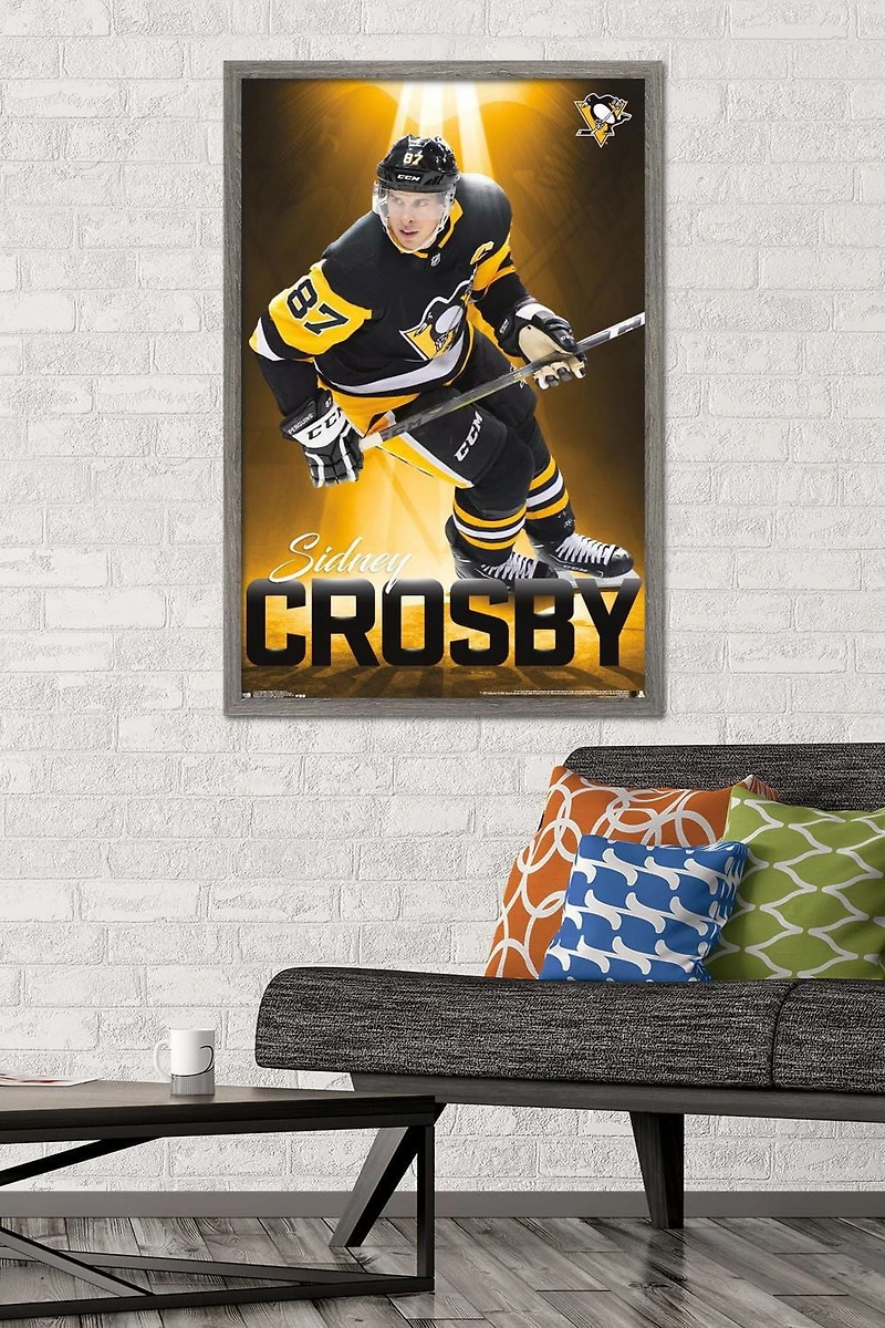 NHL Pittsburgh Penguins - Sidney Crosby 18 Wall Poster, 14.725" x 22.375"