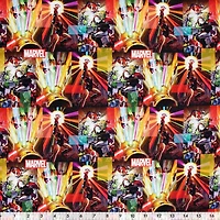 Fabric Creations Tissu de coton au mètre Énergie Avengers Marvel 111 cm (44")