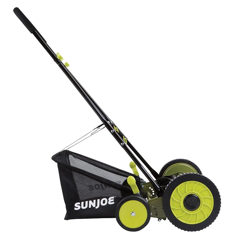 Sun Joe MJ501M Tondeuse manuelle à rouleau 18 po Mow Joe avec collecteur