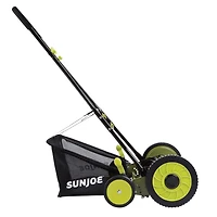 Sun Joe MJ501M Tondeuse manuelle à rouleau 18 po Mow Joe avec collecteur