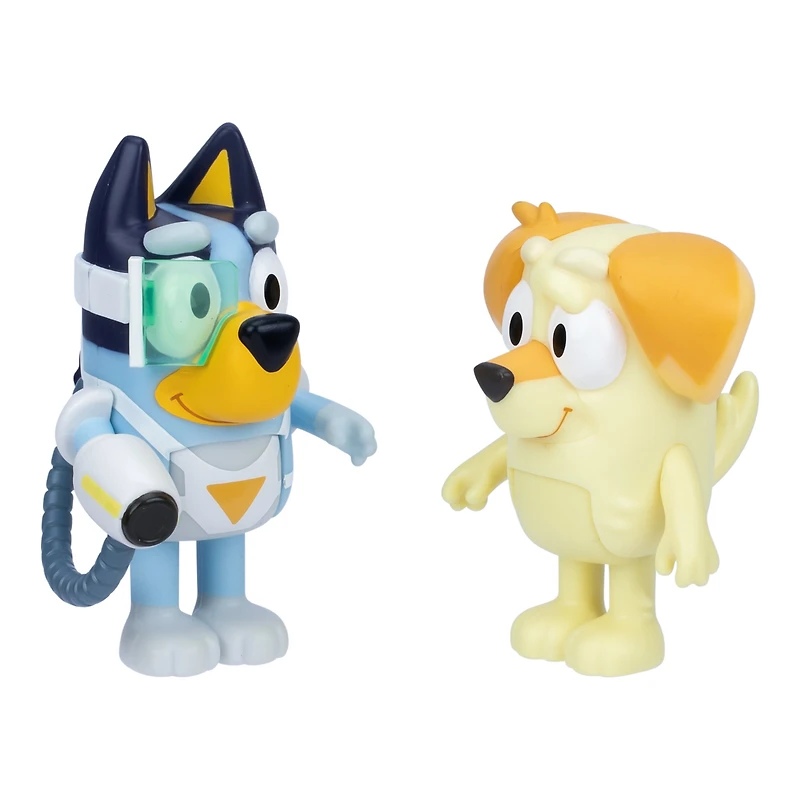 BLUEY S12 FIGURE 2PK SURPRISE BLASTER