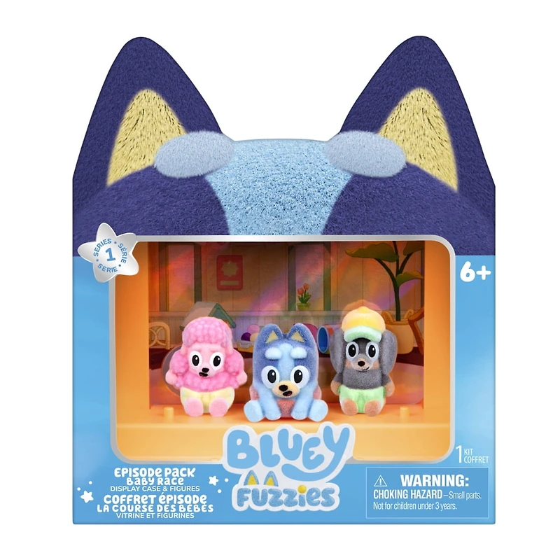 Coffret d'épisodes de Bluey Fuzzies Baby Race