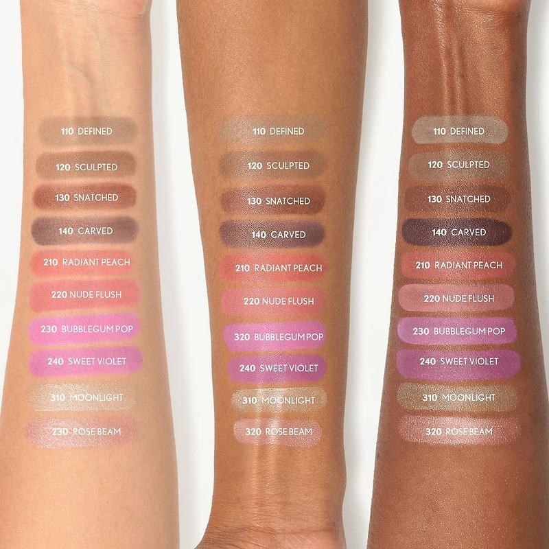 Trublend Skin Enhancer Balm Stick Contour Stick, Vegan Formula, Easy to Use, Glides on Effortlessly, Non-Greasy, Doesn't Crease, Glide, glow & go