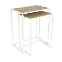 hometrends Small Sahanna Side Table, 15inW x 20.06inH x 11.06inD