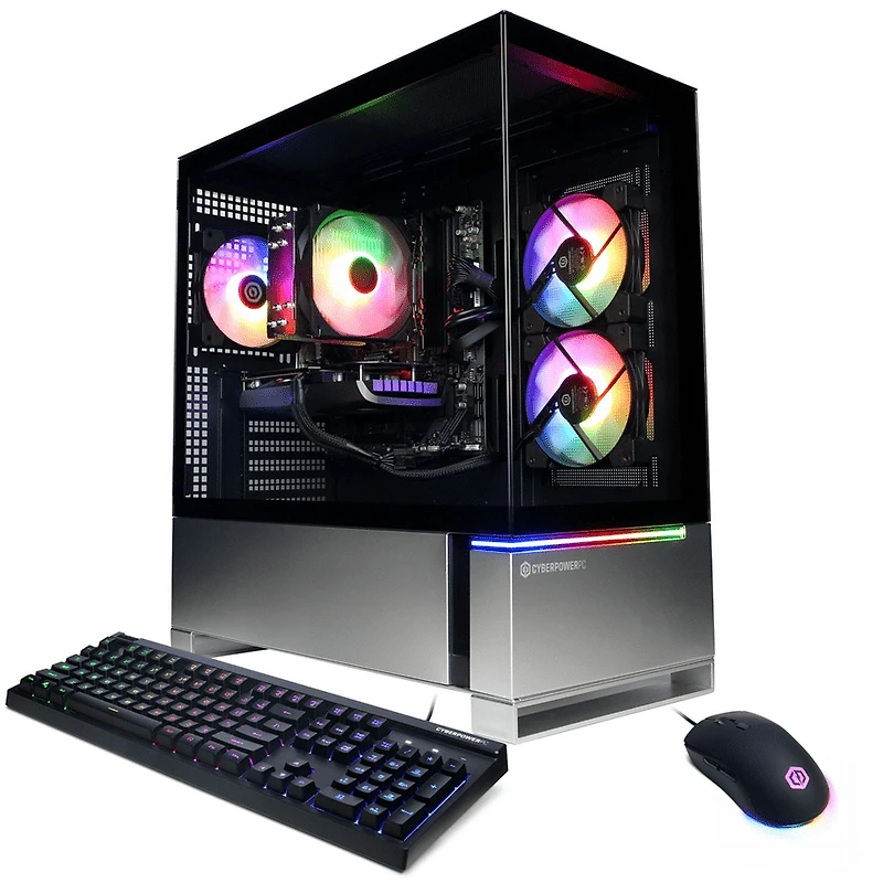 Ordinateur de jeux Cyberpowerpc Gamer Master GMAI4000CPG avec AMD Ryzen 7 8700F