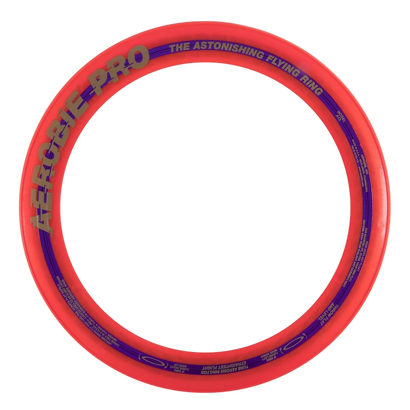 Aerobie Pro Ring Flying Disc, Long-Distance Outdoor Throwing Disc with Soft Rubber Edge, 33 cm