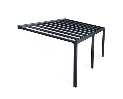 CANOPIA by PALRAM Stockholm Ensemble de couverture de patio de 11 pi x 22 pi - Gris