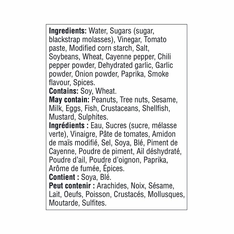 Sauce barbecue Kansas City Notre Excellence 375 ml