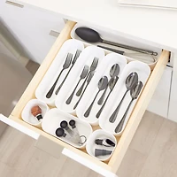 iDesign Coconut Eco BPA-Free Recycled Plastic Compact Drawer Organizer Bin - 3.6" x 14.4" x 2.4"