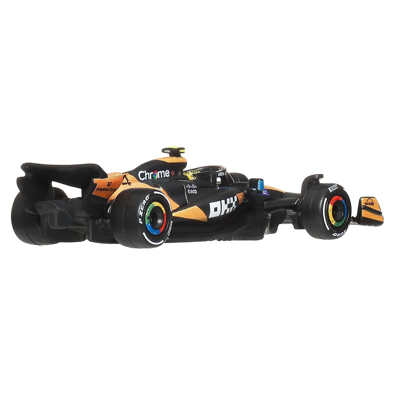 Hot Wheels 1:64 Scale Premium Die-Cast Formula 1 Collectible Toy Race Car, McLaren Formula 1 Team - Driver 2