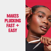Pince à épiler à bouts obliques Revlon, outil d’épilation polyvalent de haute précision, fabriqué en acier inoxydable de grande qualité POINTE TWZ SLT 0,031 lb