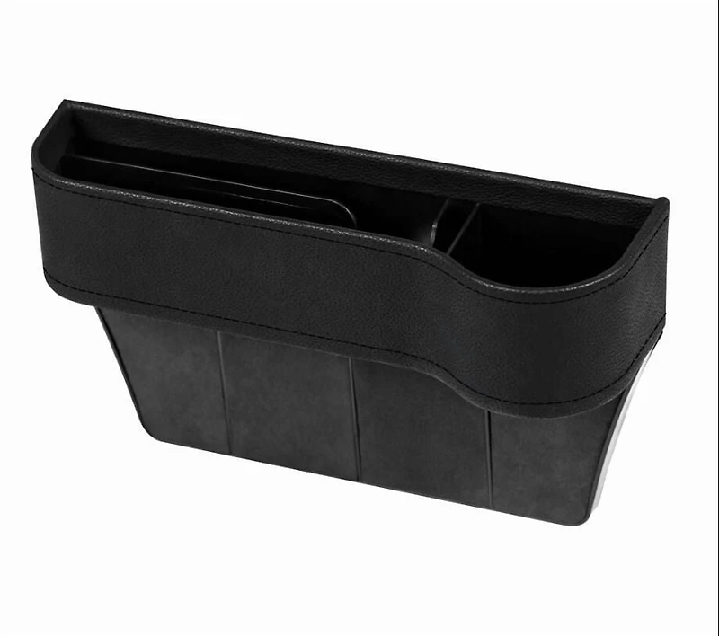 Auto Drive 1 Piece Automotive Car Seat Gap Storage Organizer Black, Easy Clean, Storage, Universal Fit