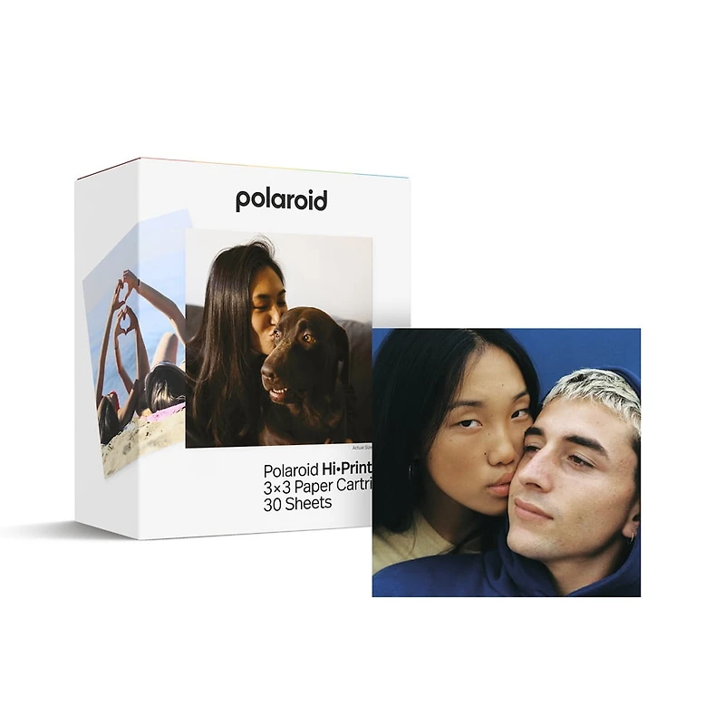 Cartouche de papier Polaroid Hi-Print 3x3 - 30 feuilles