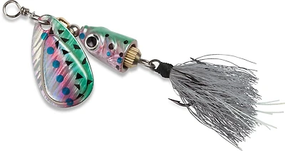 Blue Fox Vibrax Shallow 1/4 oz, Rainbow Trout, Body emits sonic vibration