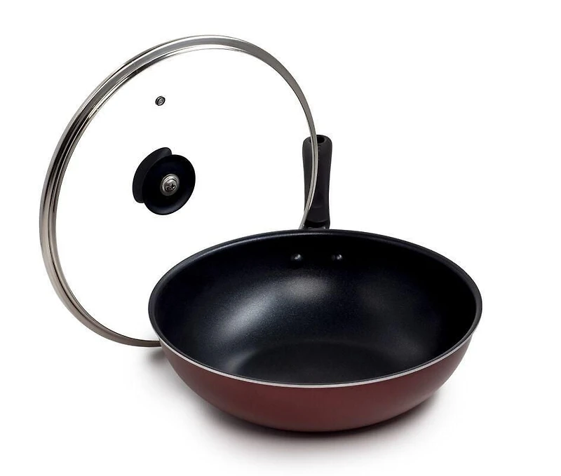 Supor Non-Stick Wok With Lid, 30cm