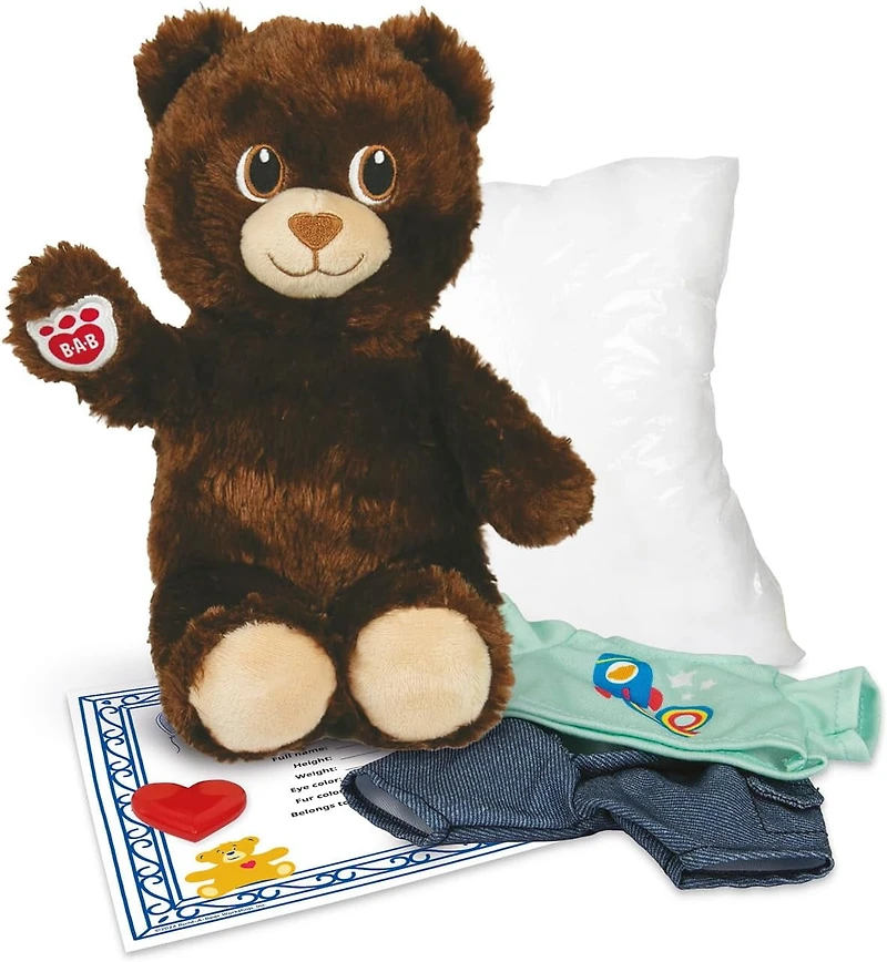 Build-a-Bear Workshop Furtastic Bear and Outfit Pack STYLE 2 ROCKET
