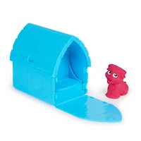 Kinetic Sand, Doggie Dig avec outil multi-usage surprise en forme de chien, 170 g de sable de plage et rangement de sable à modeler (plusieurs modèles disponibles.), jouets sensoriels pour enfants Doggie Dig