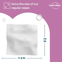 WaterWipes Sensitive+ Body & Intimate Wipes, 3-In-1 Cleans, Cares, Protects, 99.9% Water, Unscented & Hypoallergenic Hygiene Wet Wipes, Adult Care, 30 Count