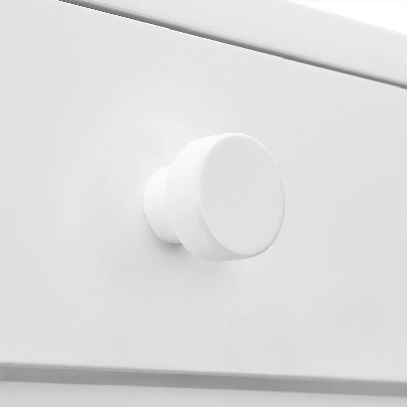 Kids Desk and Chair Set with Cubbies and Bookracks – White