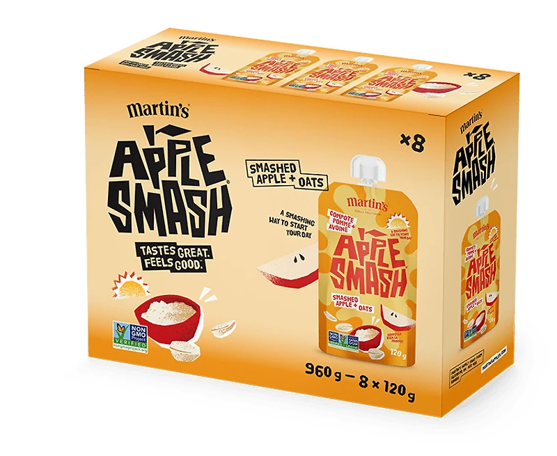 Apple Smash Apple & Oats 8pk