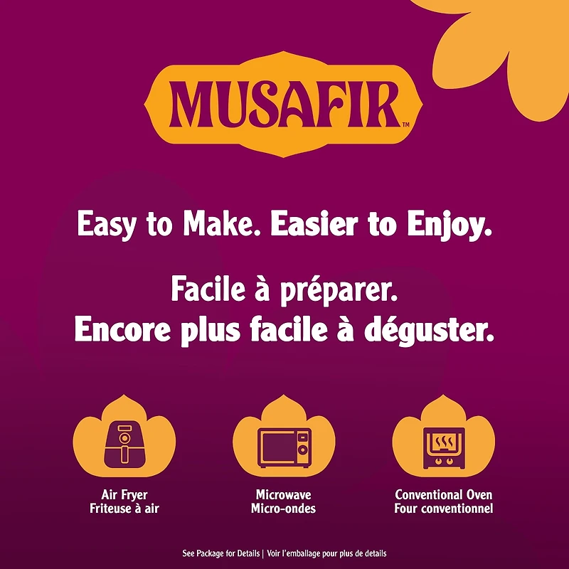 Musafir Bouchées de paneer au masala 336G