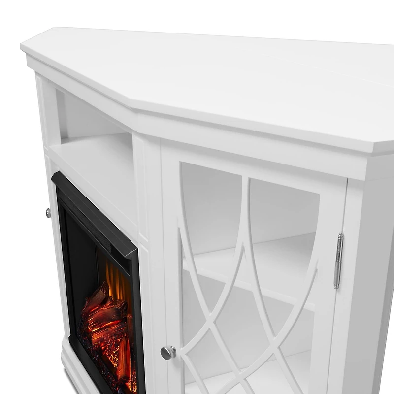 Lynette Corner Media Electric Fireplace