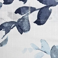 Rideau de douche en tissu texturé à motif botanique pastel Rideau de douche en tissu