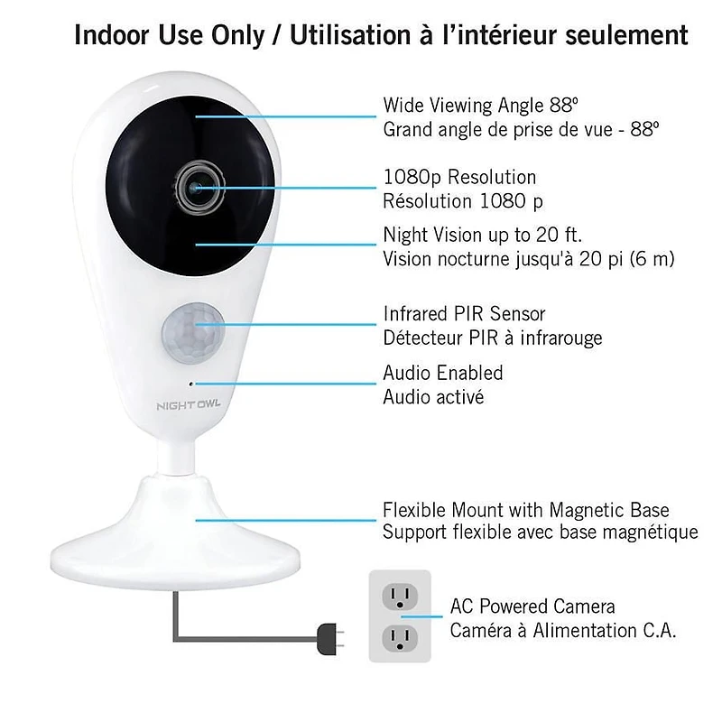 Night Owl 1080p Wired Security System