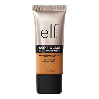 e.l.f. Cosmetics Fond de teint satiné Soft Glam Hibiscus hydratant, 30 ml