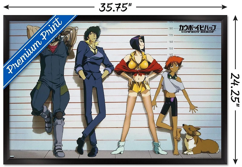 Cowboy Bebop - Heights Wall Poster, 14.725" x 22.375" Framed