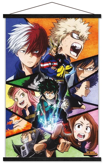My Hero Academia - Faces Wall Poster