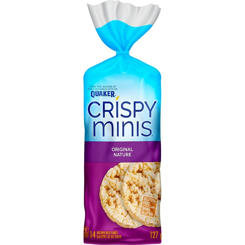 Quaker Crispy Minis Galettes de riz brun Nature