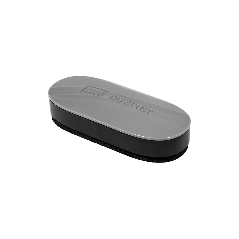 Quartet Oval Whiteboard Eraser, Magnetic, Grey, 4 3/4" x 2" x 1"