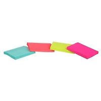 Post-it® Notes 653-4-N, Cape Town Collection, 4 Pads/Pack, 50 Sheets/Pad, 1-3/8 in x 1-7/8 in