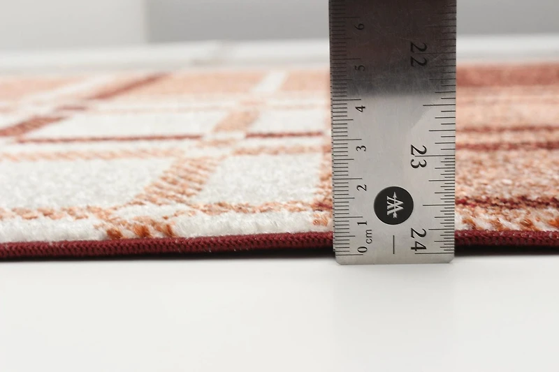 Tapis Lavable ECARPET à Carreaux pour Chambre, Salon, Chambre d'Enfant