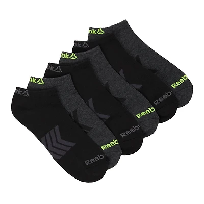 Reebok 6PK NO SHOW SOCK, Size 6-12.5