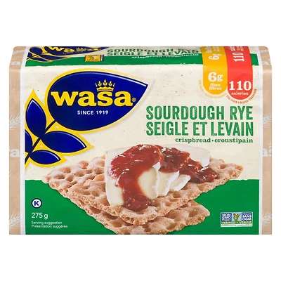 Wasa Sourdough Rye Whole Grain Crispbread 275gr, 275g