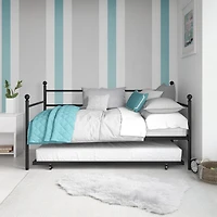 DHP Daybed and Trundle, Black Metal