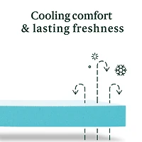 Matelas hybride Airflow rafraîchissant de 10 po en mousse et ressorts ensachés de Zinus, grand