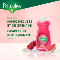 Palmolive Essential Clean Liquid Dish Soap, Grapefruit Pomegranate Scented Dish Detergent, 828 ml bottle