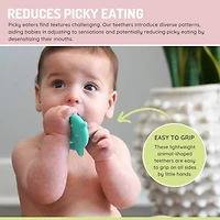 Silicone Teethers 5 Pack, Teething Rings
