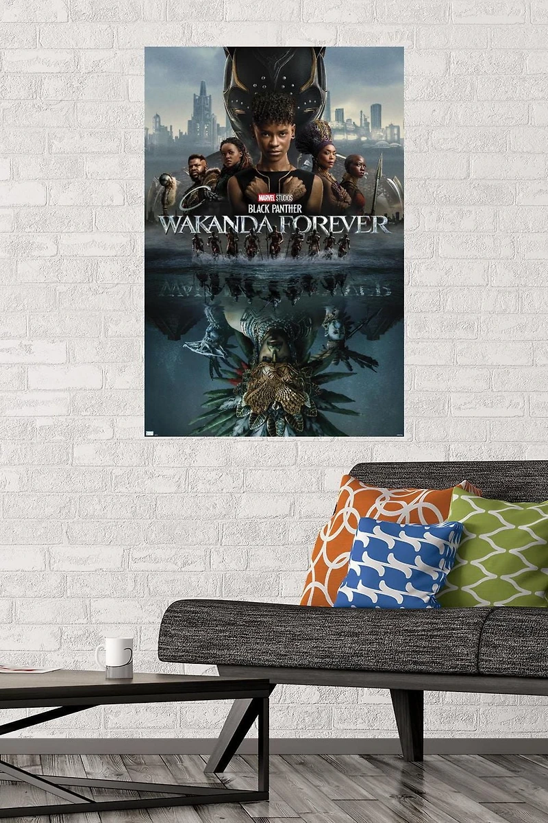 Marvel Black Panther: Wakanda Forever - One Sheet Wall Poster, 22.375" x 34"