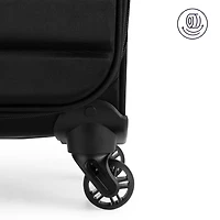 iFLY Fibertech Large Checked Softside Lugage 28, Black