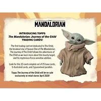 Topps The Mandalorian: Journey of the Child Star Wars Blaster Box - Featuring Baby Yoda | Includes Illustrated Cards & Parallels