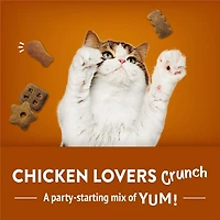 Friskies Party Mix Chicken Lovers Crunch, Cat Treats 170g, 170 g